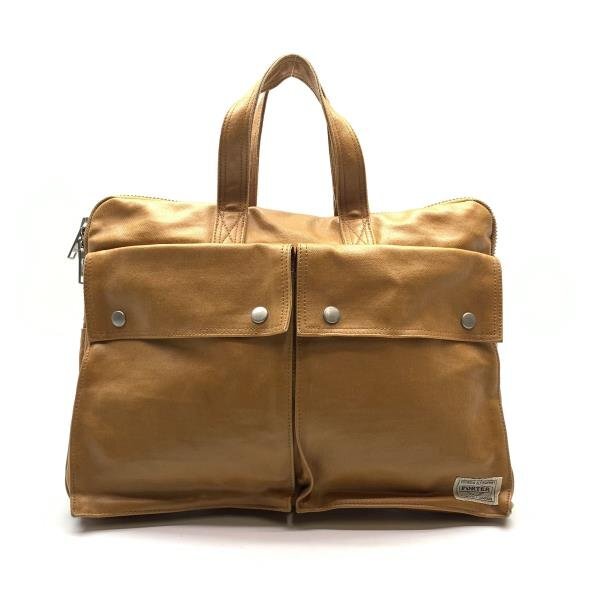 Yahoo!オークション -「porter ビジネスバッグ ブラウン」(かばん