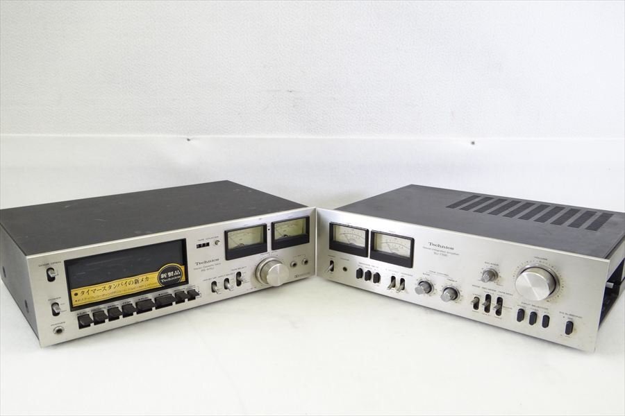 Yahoo!オークション -「technicsカセットデッキ」(アンプ) (オーディオ
