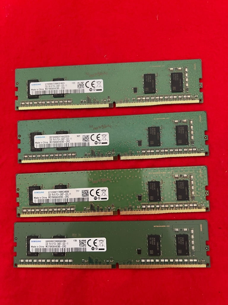 SAMSUNG DDR4メモリ 8GB 2枚セット PC4-2400T｜Yahoo!フリマ（旧PayPay