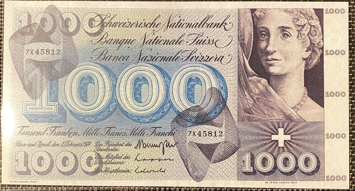 Yahoo!オークション -「スイスフラン紙幣」(世界) (紙幣)の落札相場