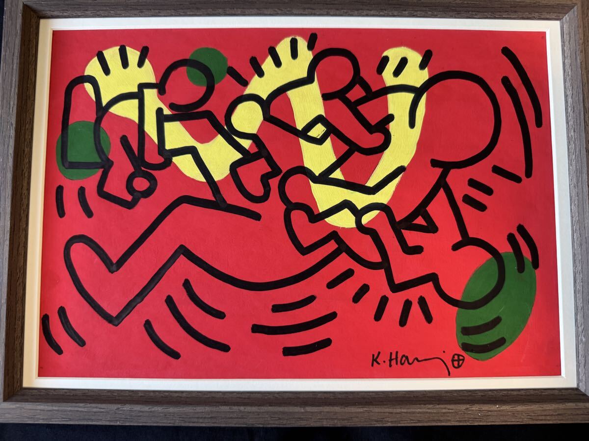 Yahoo!オークション -「キースヘリング」(絵画) (美術品)の落札相場