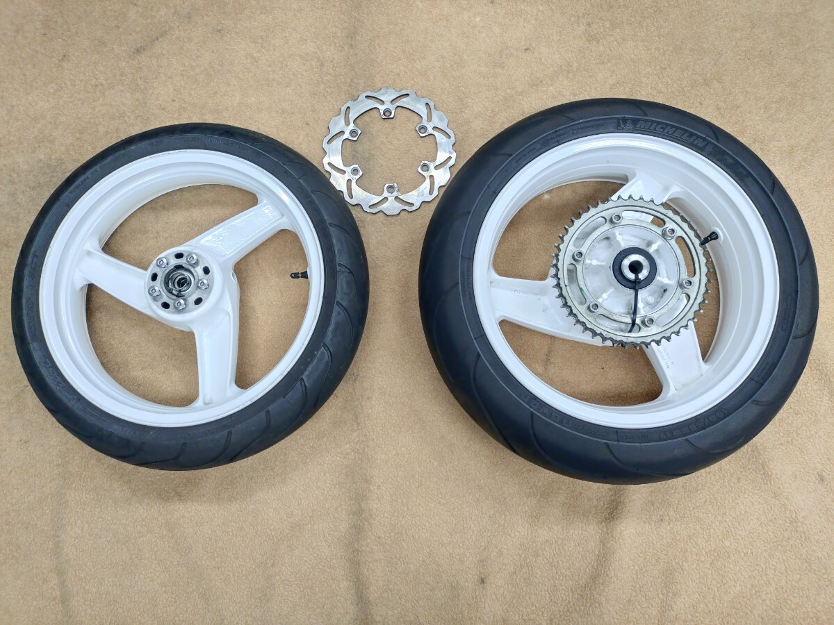 Zaki ゼファー1100 純正ホイール・タイヤ Zaki ゼファー1100 純正