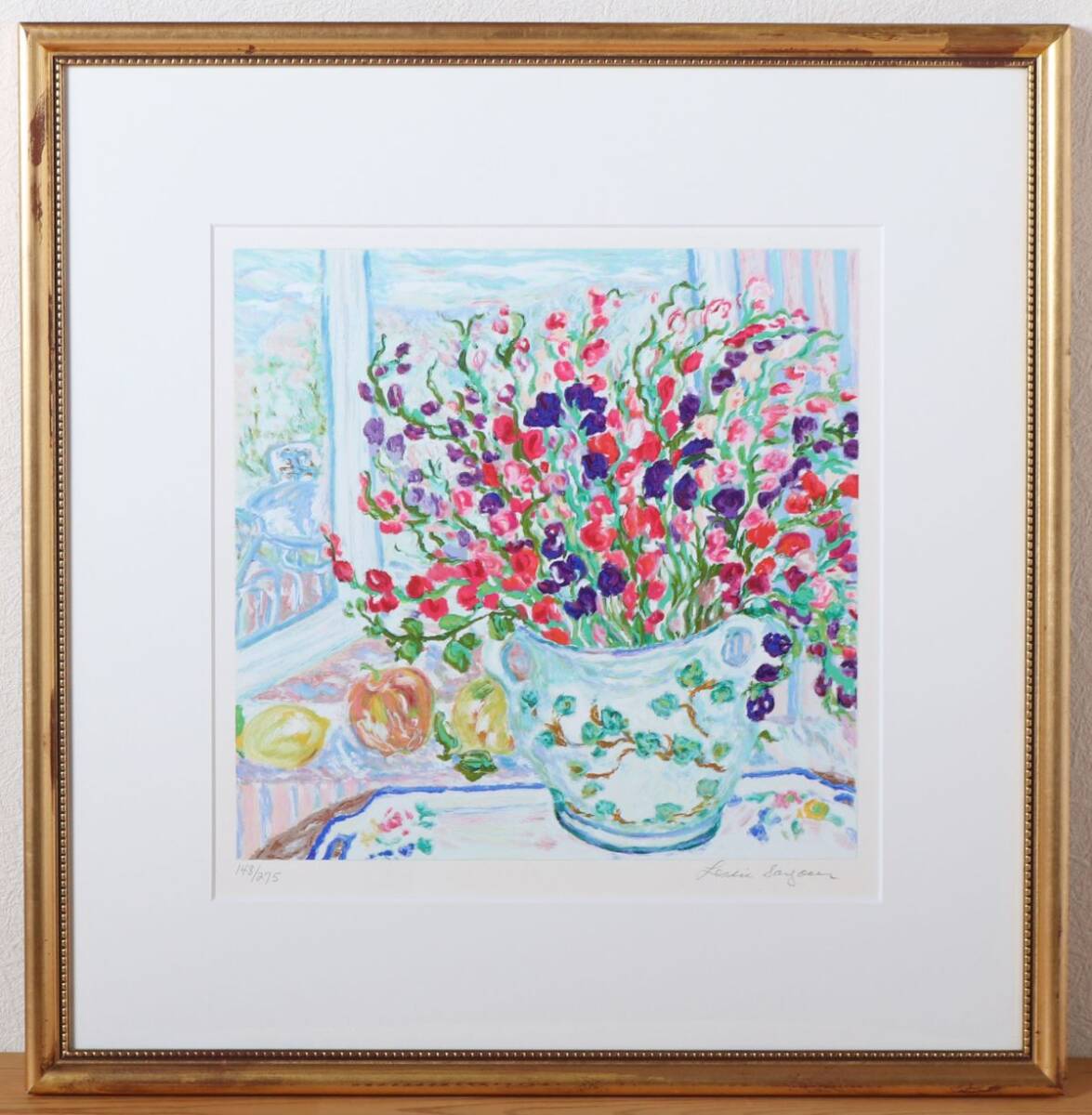 未開封 希少 レスリー・セイヤー 緑のイスと花 ジグソーパズル 1020