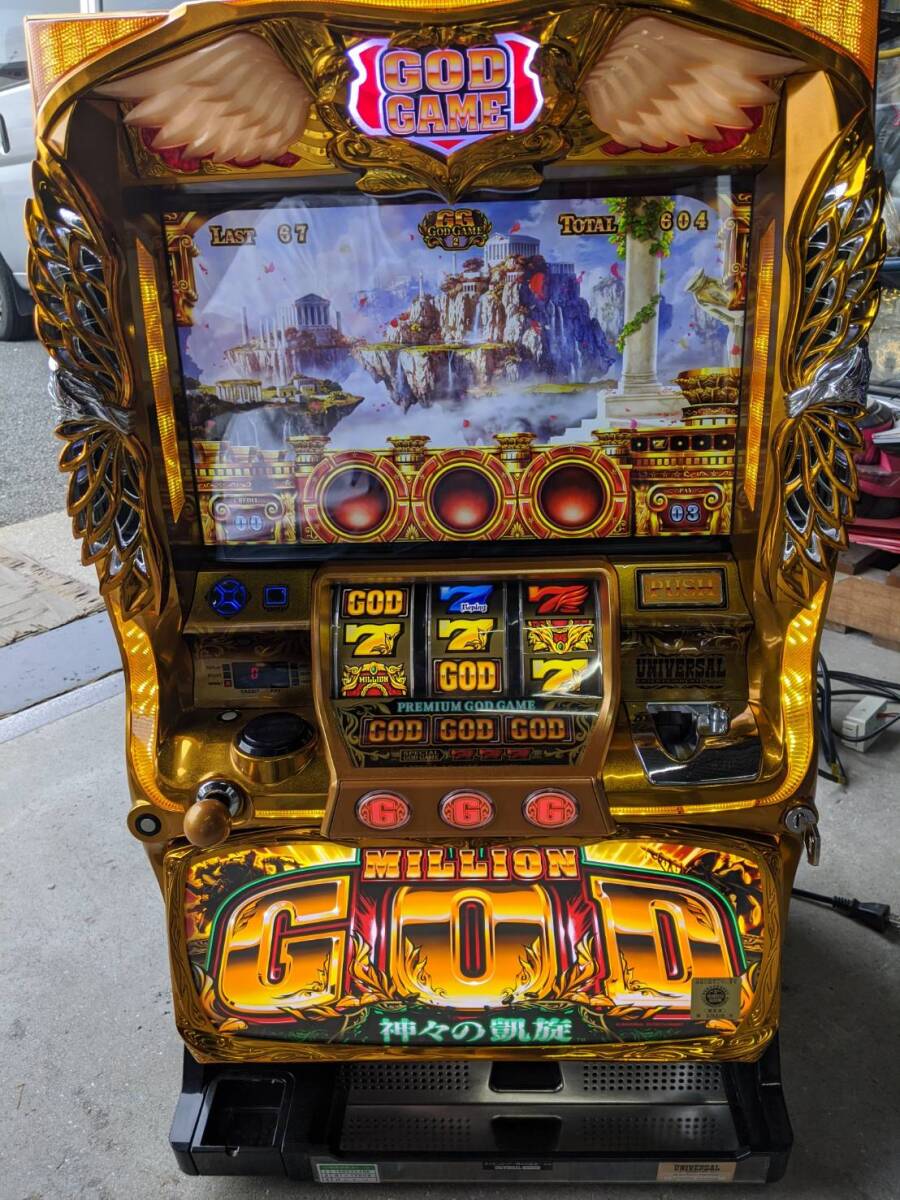 Yahoo!オークション -「ミリオンゴッド 凱旋 実機」(パチスロ実機