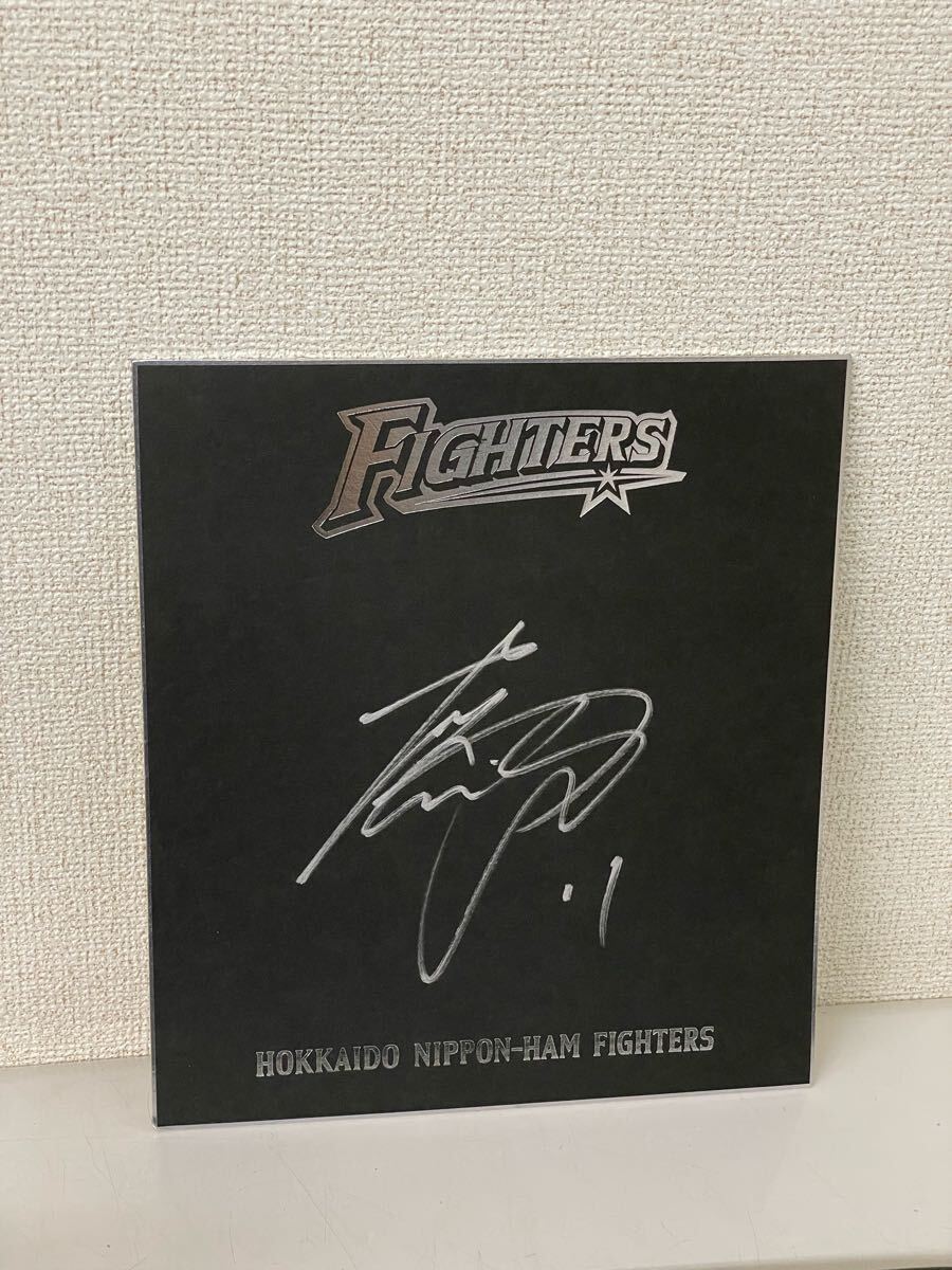 大谷翔平 選手 直筆サイン色紙 色紙フレーム付き FIGHTERS 希少】大谷