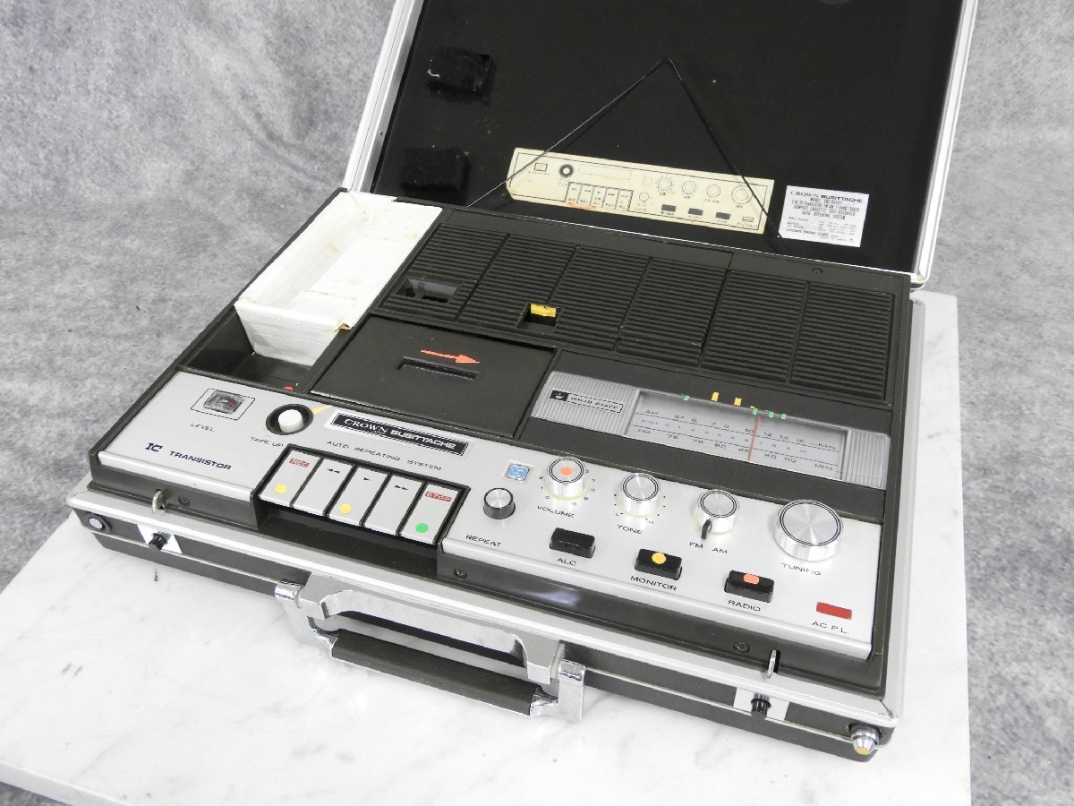 Yahoo!オークション -「crc」(カセットデッキ) (オーディオ機器)の落札