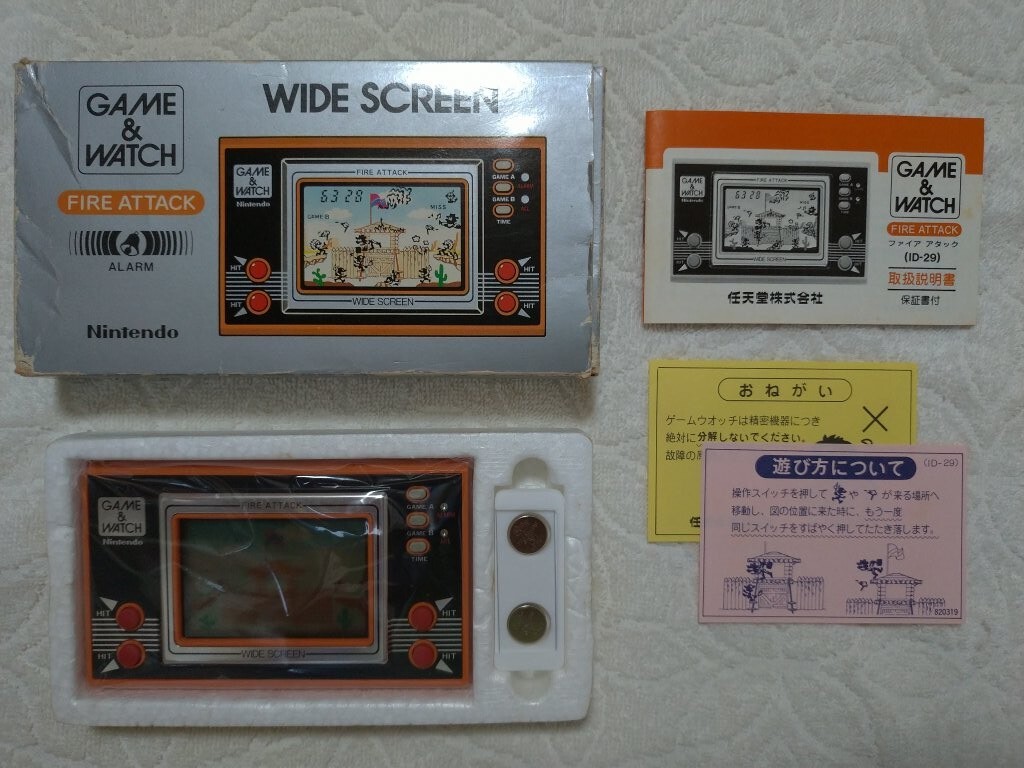 Yahoo!オークション -「アタック」(ゲームウォッチ) (携帯型)の落札