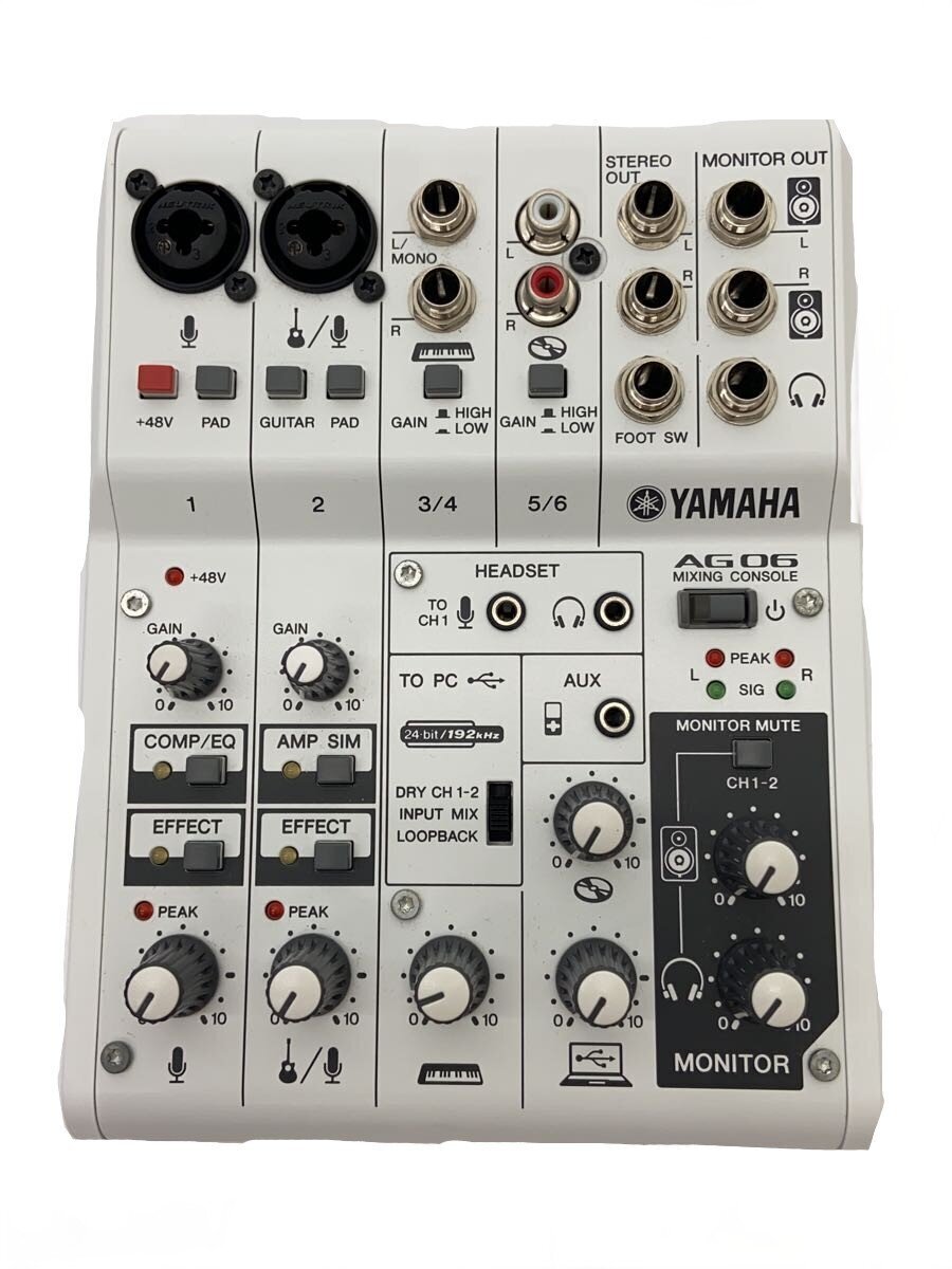 2026年最新】Yahoo!オークション -yamaha ag06の中古品・新品・未使用