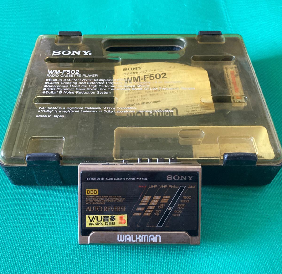 Yahoo!オークション -「wm-f502」(カセットプレーヤー) (ポータブル