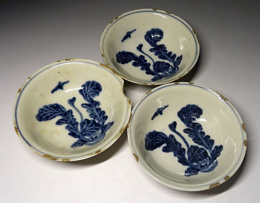 Yahoo!オークション - 「中国 古染付」染付 (骨董陶磁器一般) の落札