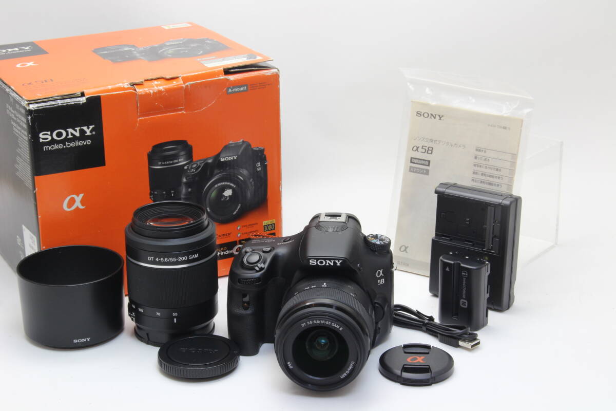 SONY α58 SLT-A58Y ダブルズームレンズキット オークション比較 - 価格.com