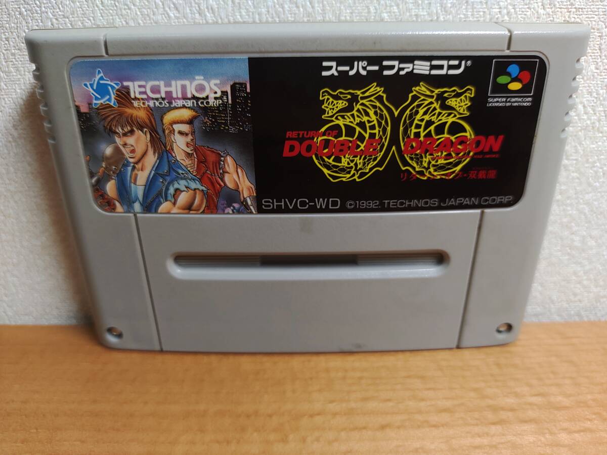 Yahoo!オークション -「スーパーファミコン ダブルドラゴン」の落札