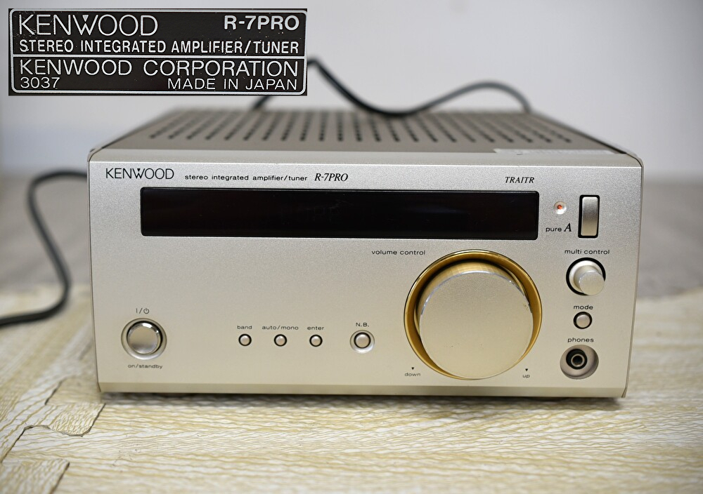 Yahoo!オークション -「kenwood r-7pro」の落札相場・落札価格