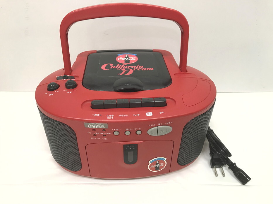 Yahoo!オークション -「コカコーラ」(ラジカセ) (カセットデッキ)の