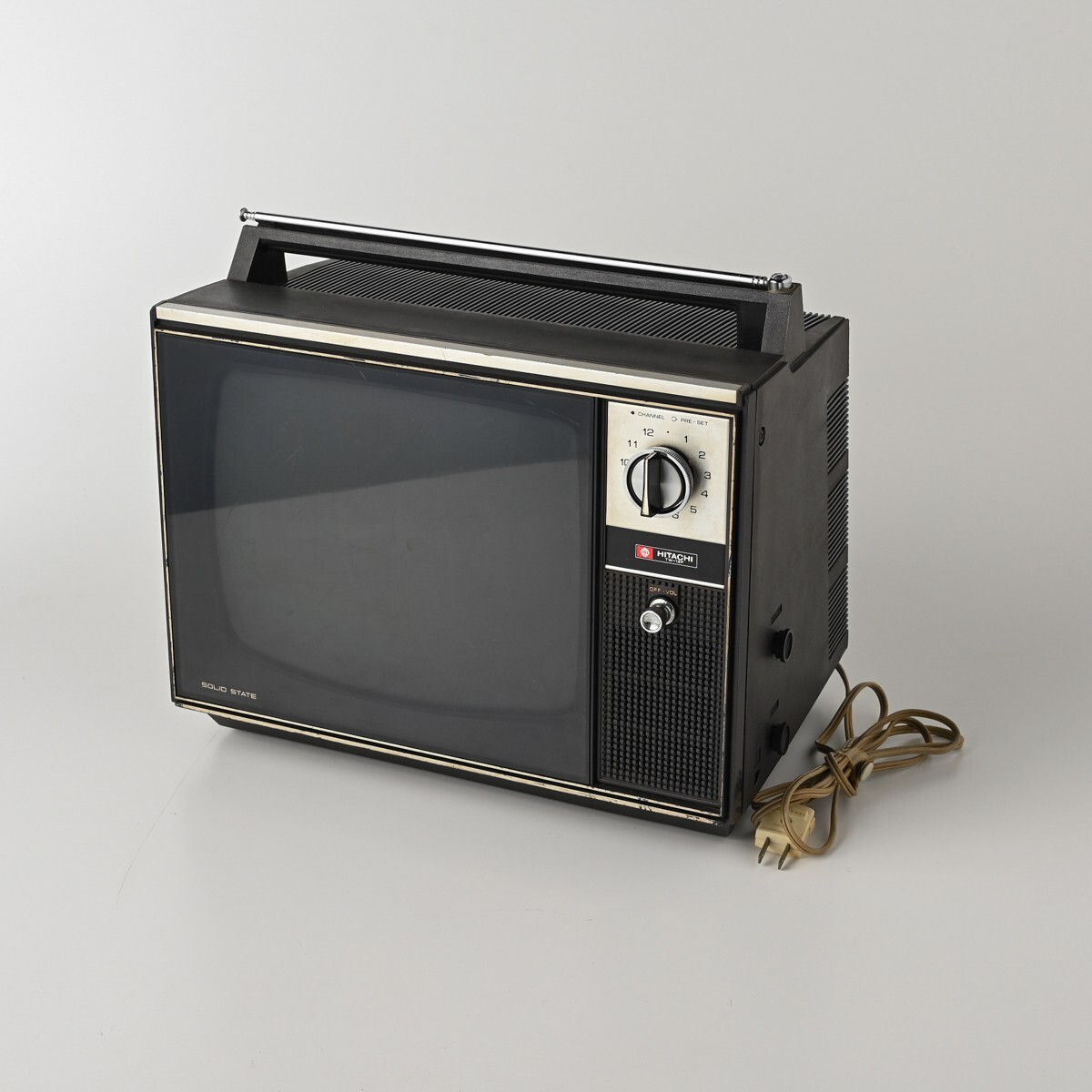 稀少/通電OK】HITACHI ST-3200 アンティークテレビ インテリア Yahoo