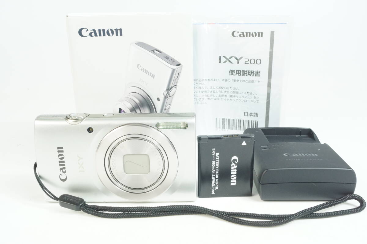 Canon IXY 200 シルバー デジタルカメラ 充電器セット 4436 Canon IXY