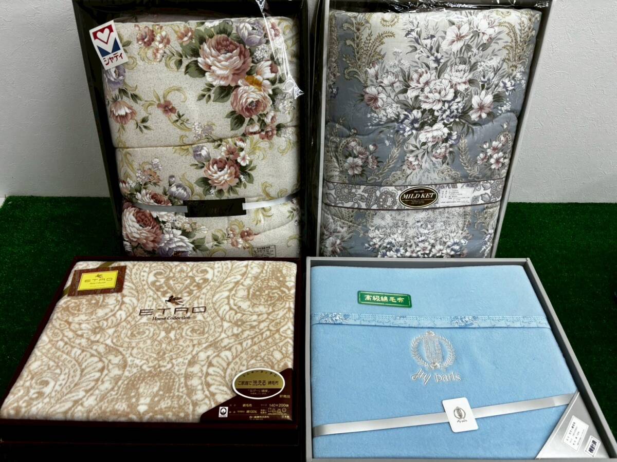 Yahoo!オークション -「エトロ 綿毛布」の落札相場・落札価格