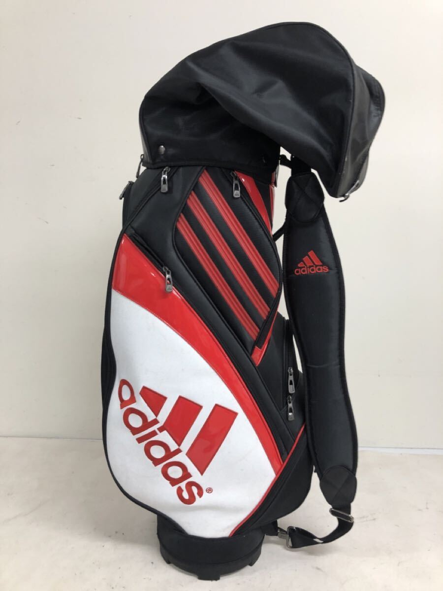Yahoo!オークション -「アディダス 赤 黒」(キャディバッグ) (用具)の