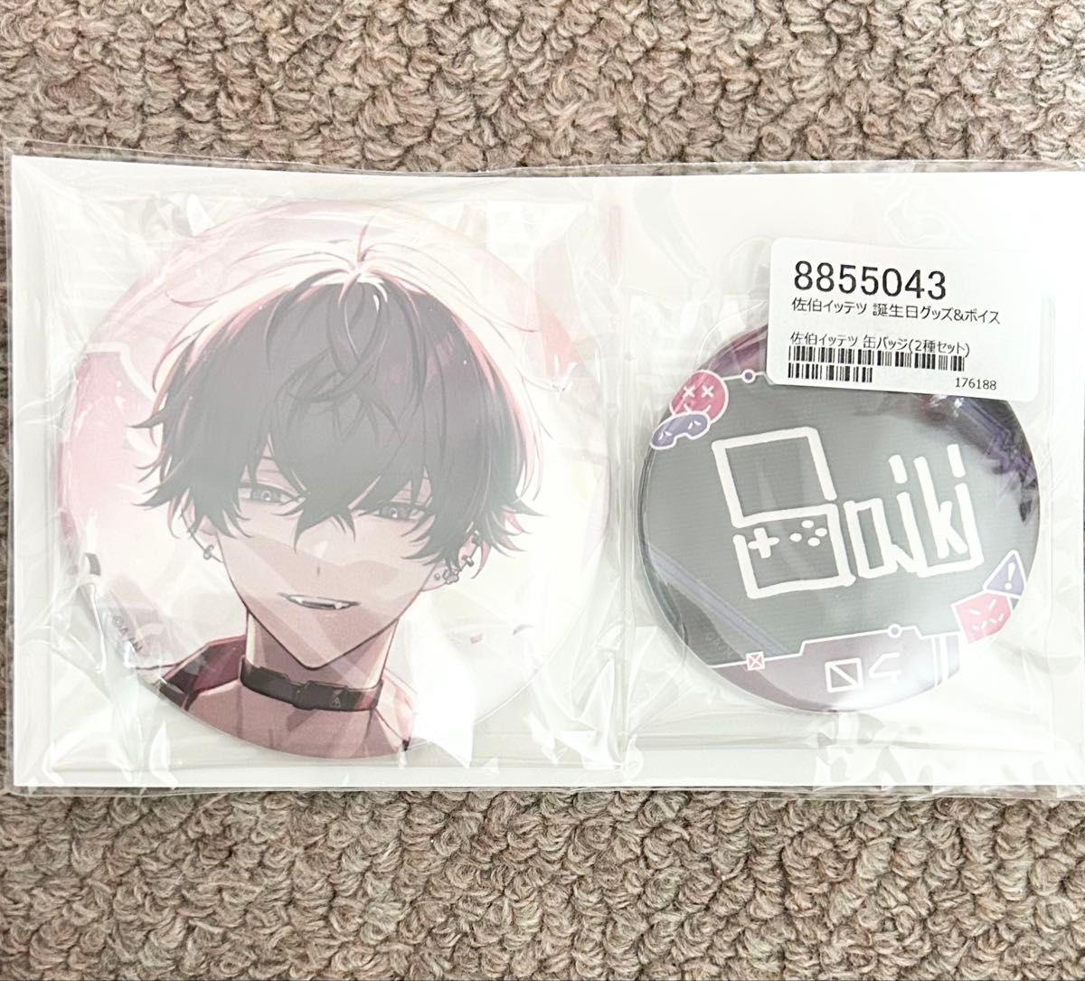 にじさんじ 佐伯イッテツ 新生活応援 くじ 缶バッジ DMM｜Yahoo!フリマ