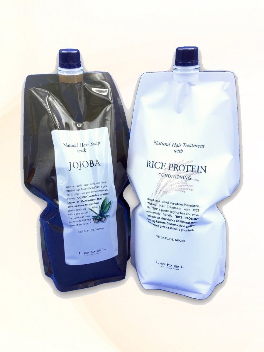 乾燥気味の髪の方にルベルホホバシャンプー1本ライスプロテイン2本各