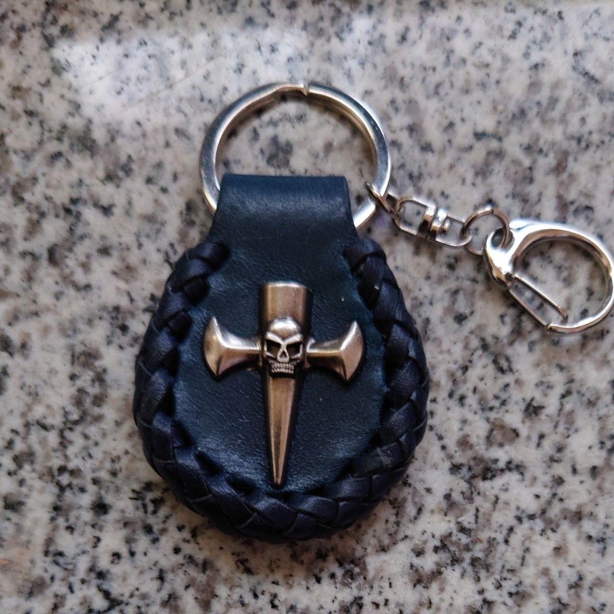 未使用・美品】STUSSY スカル キーホルダー ステューシー スカルボーン