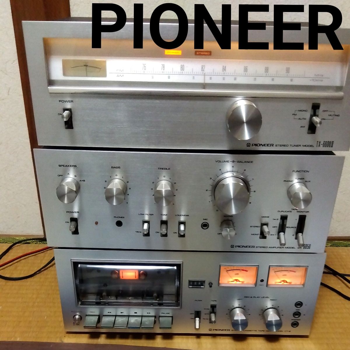 Pioneer DC-X303 ダブルカセットデッキアンプ｜Yahoo!フリマ（旧PayPay