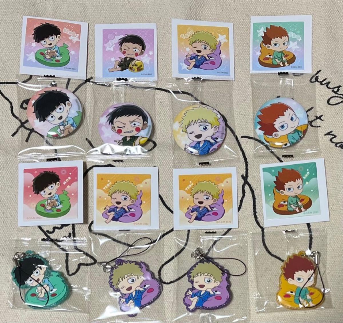 モブサイコ100 グッズまとめ売り エクボ テル 芹沢 ショウ②｜Yahoo