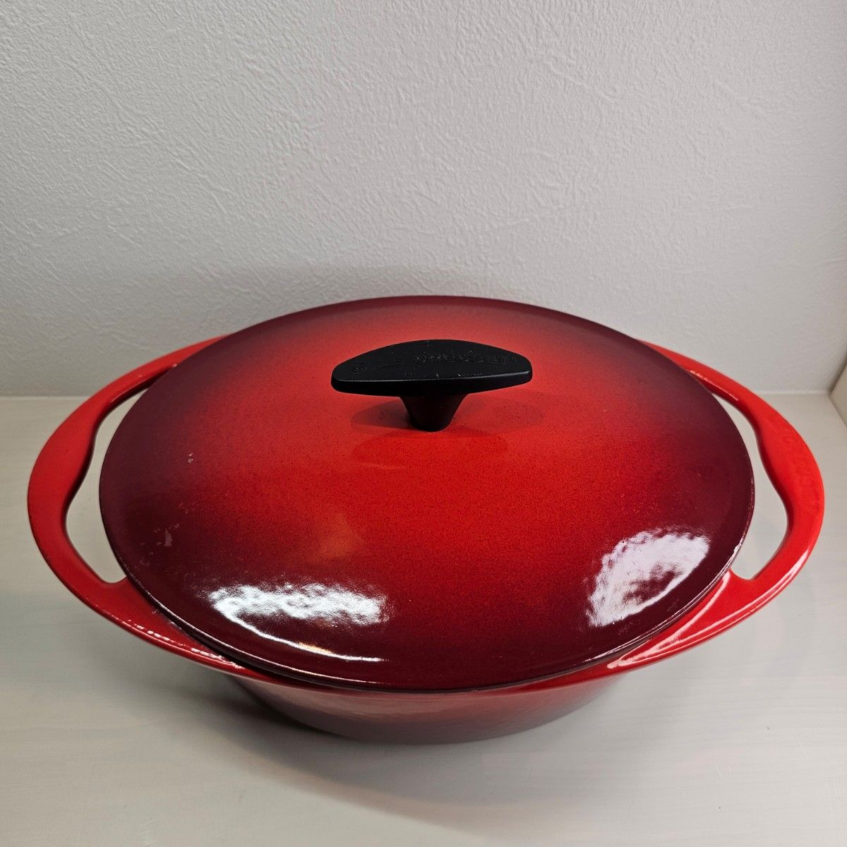 新品 ル・クルーゼ シグニチャー ココット・スクエア 24cm シェル