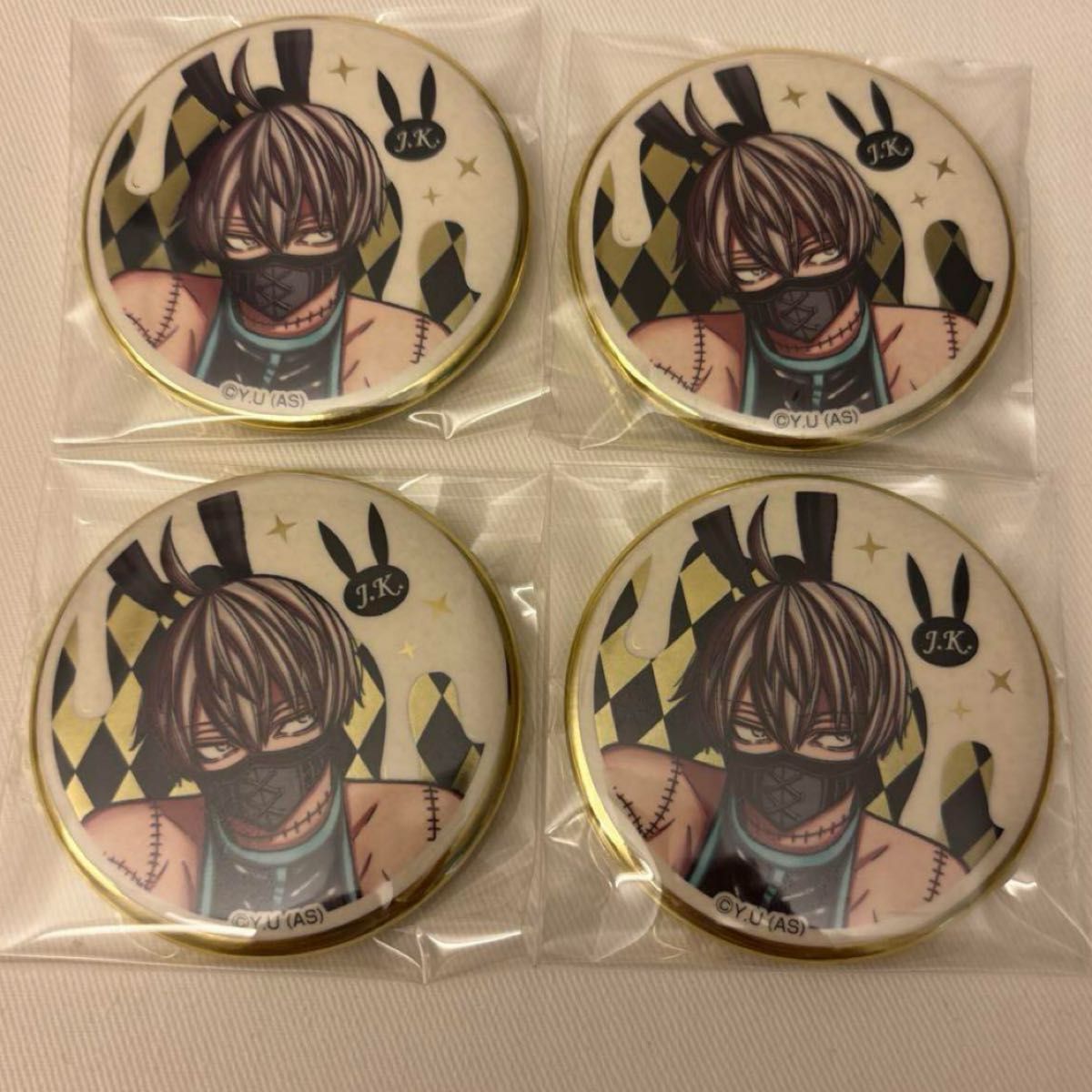 桃源暗鬼 皇后崎迅 桃井戸颯 トレーディングメタリック缶バッジ