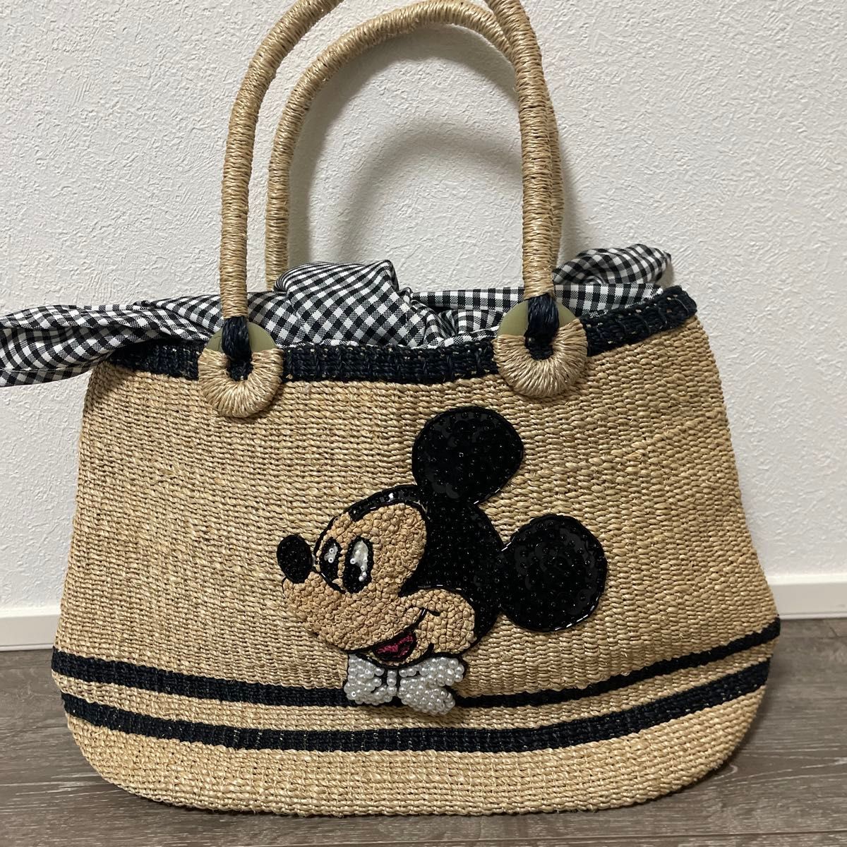 限定品】BEAMS BOY Disneyミッキーミニー45th別注かごバッグ