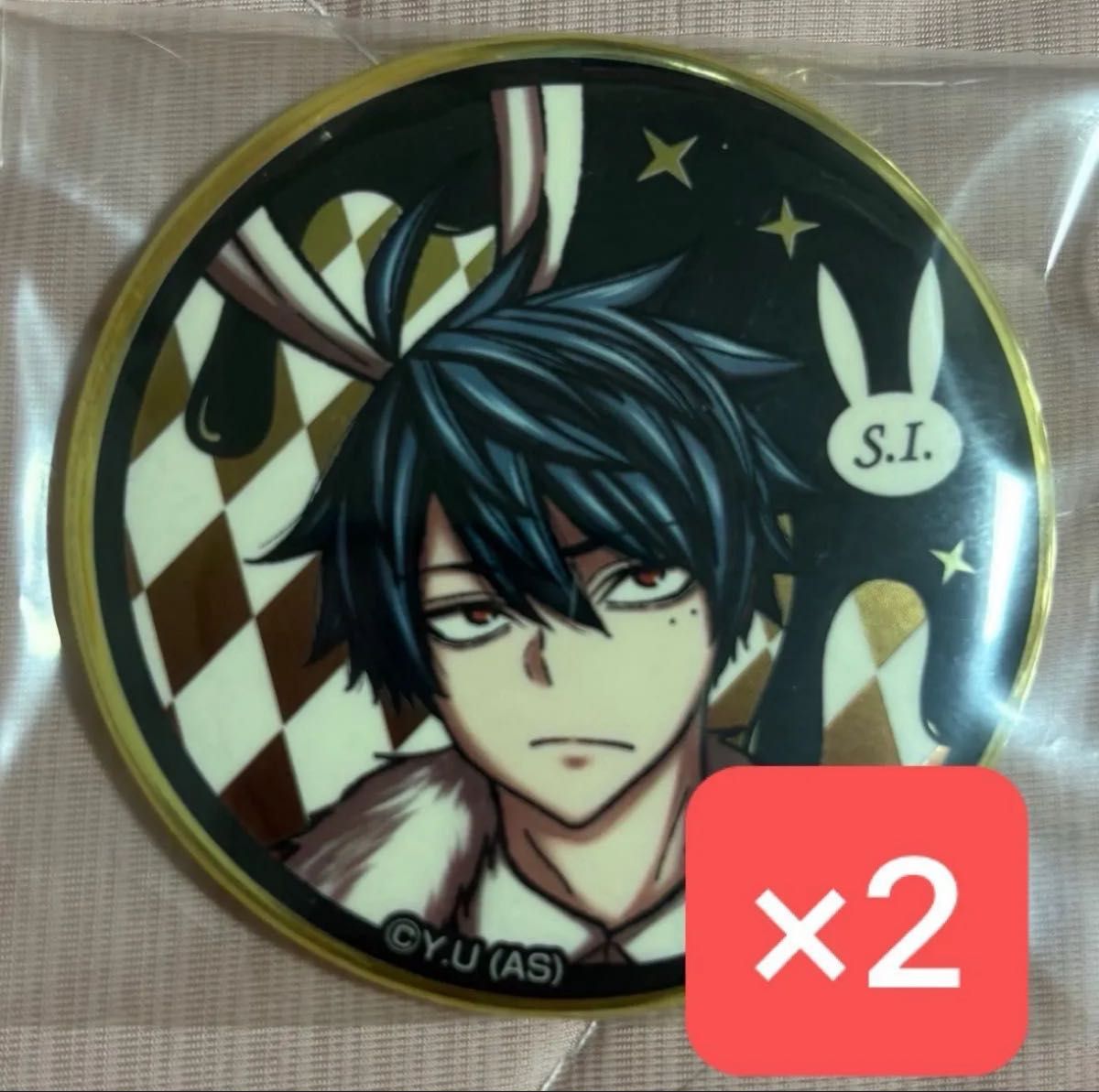 桃源暗鬼 漫画展 一ノ瀬四季 ハート缶バッジ(バニー) 6点セット｜Yahoo