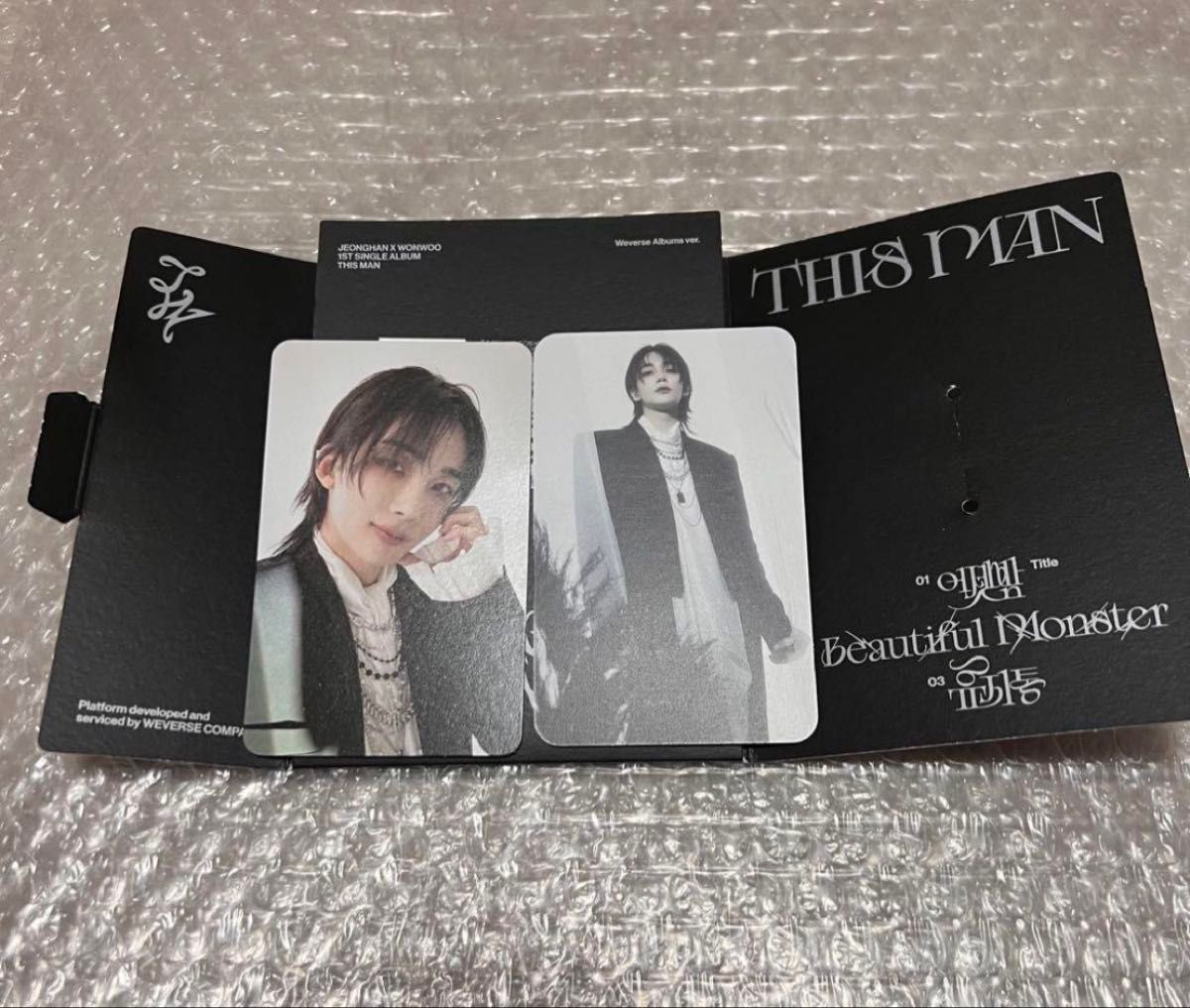 ジョンハン トレカ Weverse JP JAPAN 特典 THIS MAN J×W｜Yahoo!フリマ