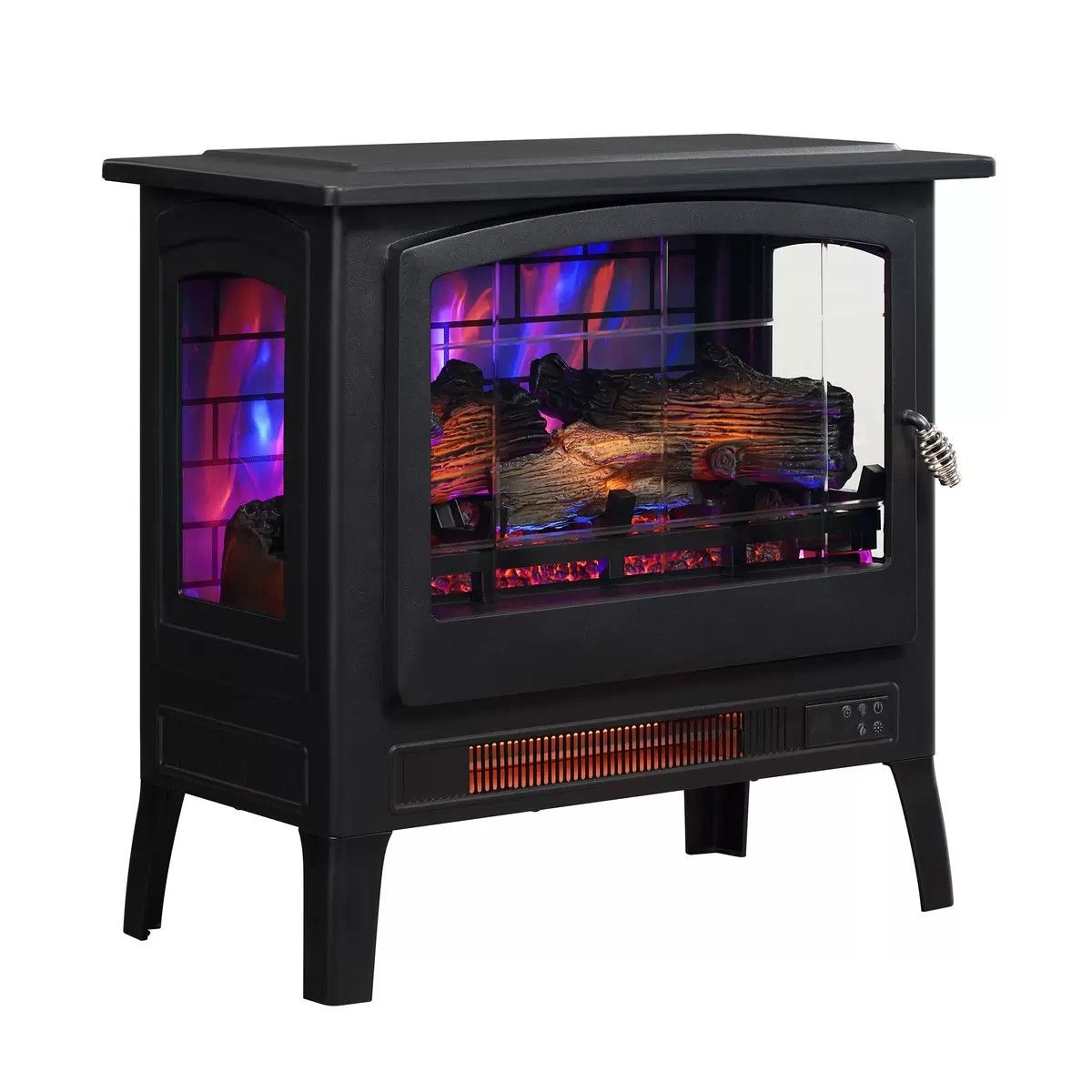 YAMAZEN 山善 暖炉型温風ヒーター YDH-M10 B 擬似炎｜Yahoo!フリマ（旧