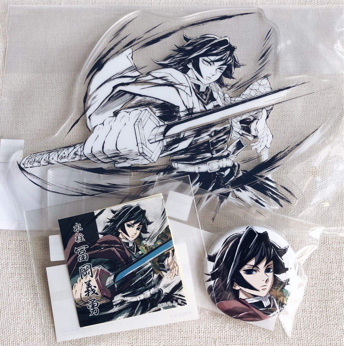 鬼滅の刃 ufotable WEBSHOPくじ 44mm缶バッジ 時透無一郎 鬼滅