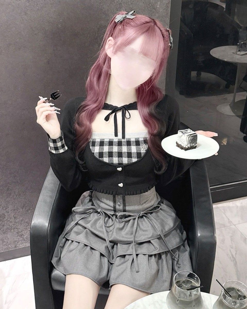 ミシェルマカロン イモ ビッグリボンアンサンブルトップス ハニー