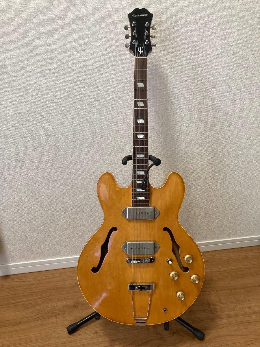 Epiphone Casino 65（寺田製）純正ブランコテールピース ニッケル ネジ