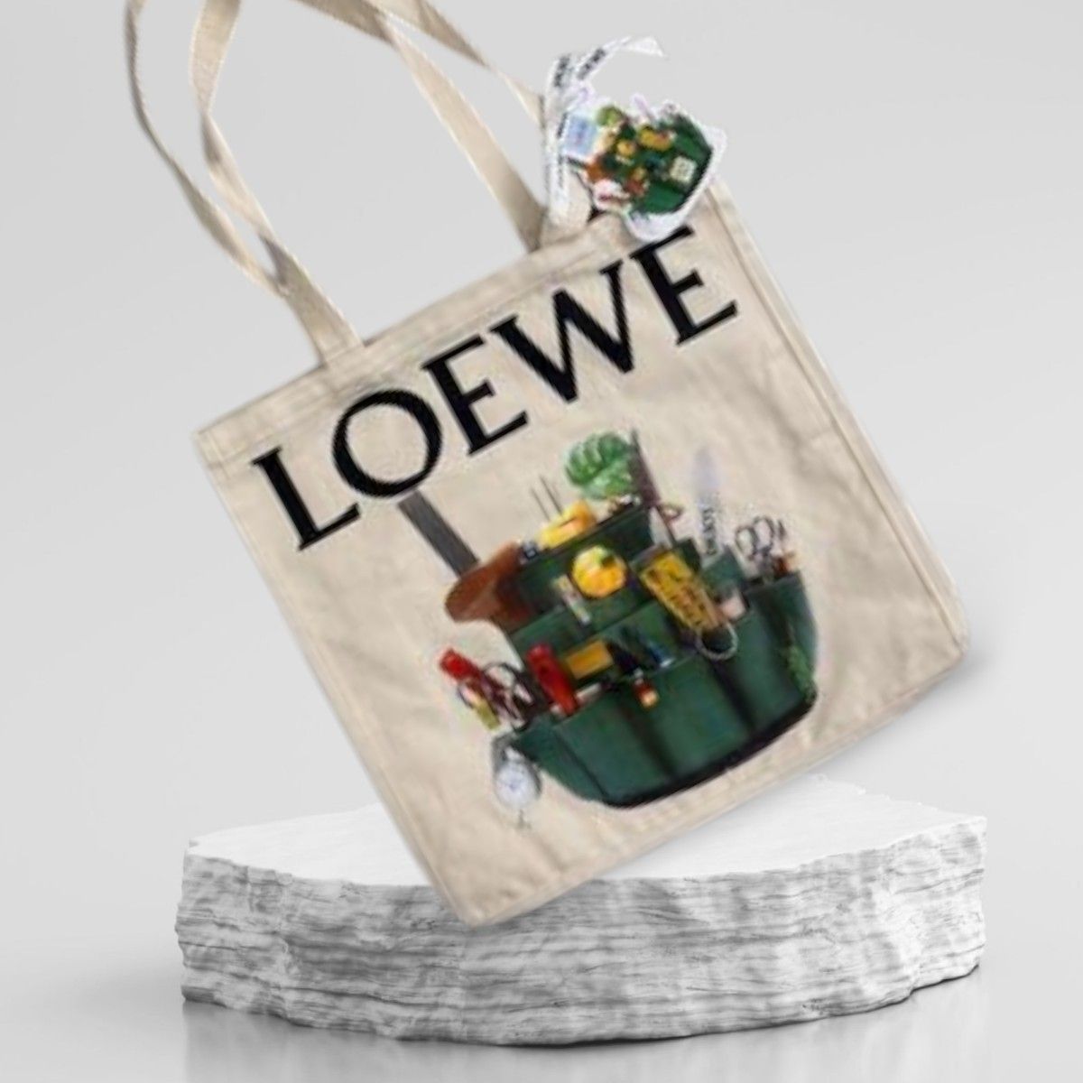 未使用 LOEWE ロエベ キャンパストートバッグ ノベルティ 非売品