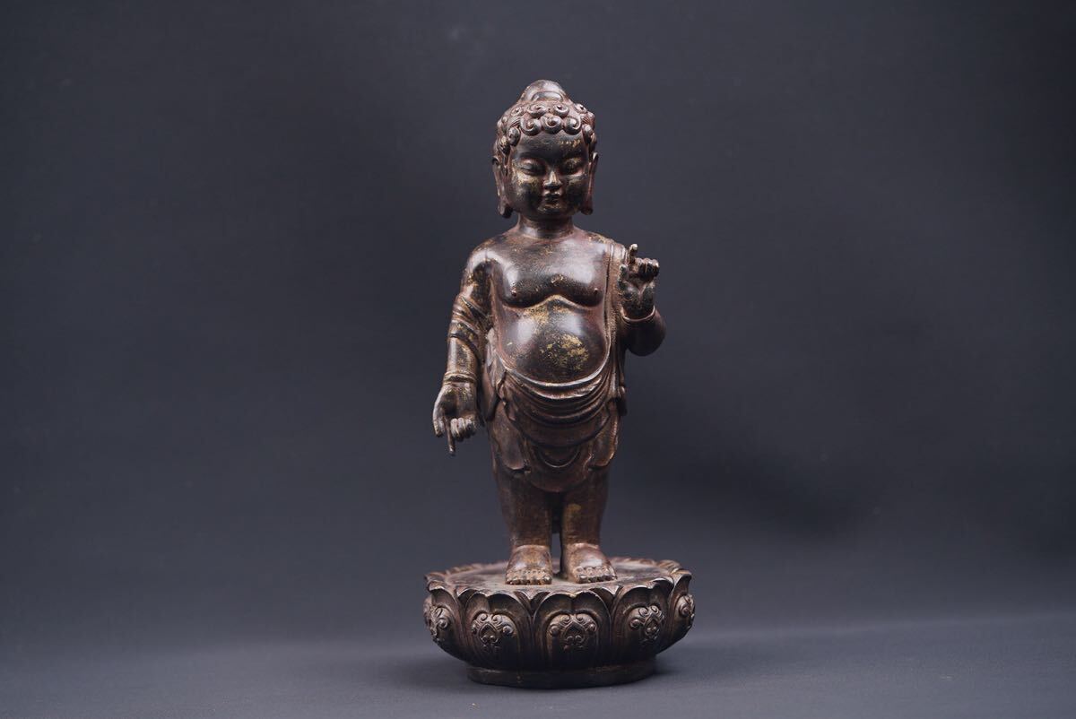 Yahoo!オークション -「誕生仏」(仏像) (銅製)の落札相場・落札価格