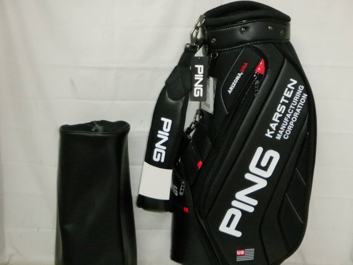Yahoo!オークション -「ping karsten」(キャディバッグ) (用具)の落札