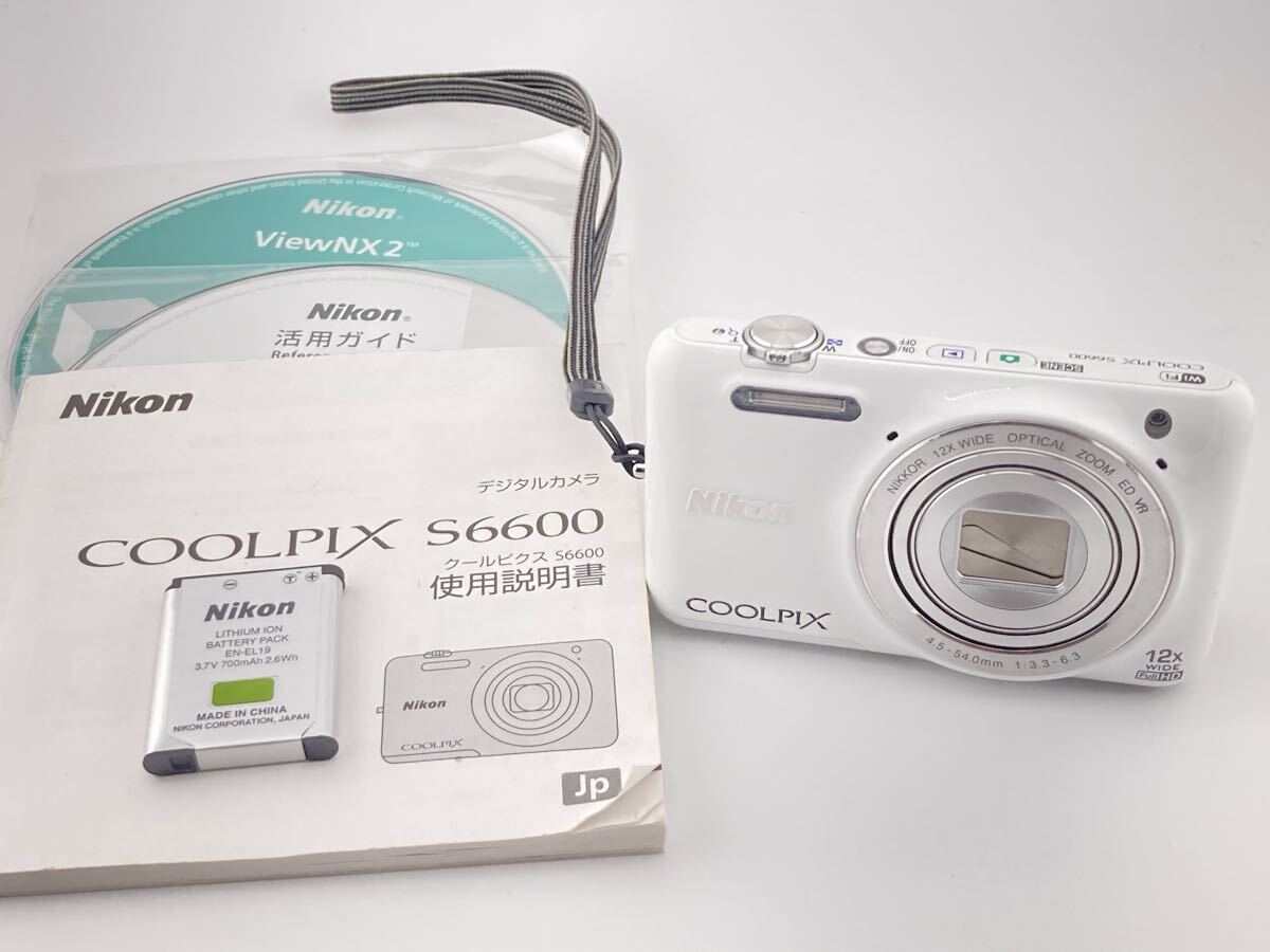 ニコン COOLPIX S6600 [ナチュラルホワイト] オークション比較 - 価格.com