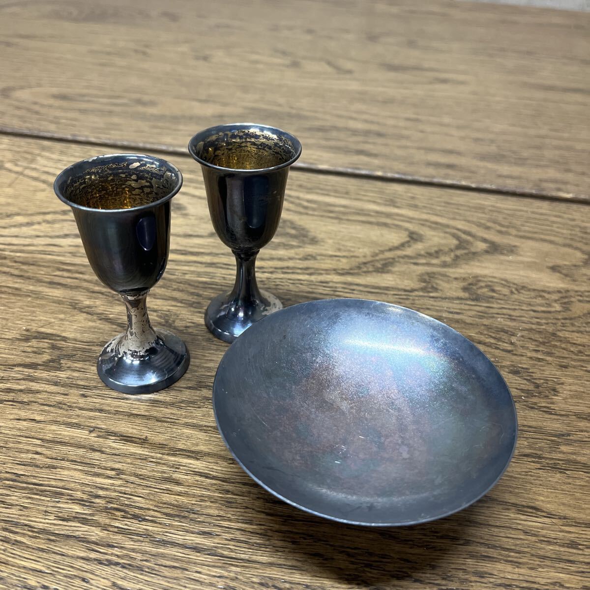 Yahoo!オークション -「ワイングラス」(銀製) (金属工芸)の落札相場