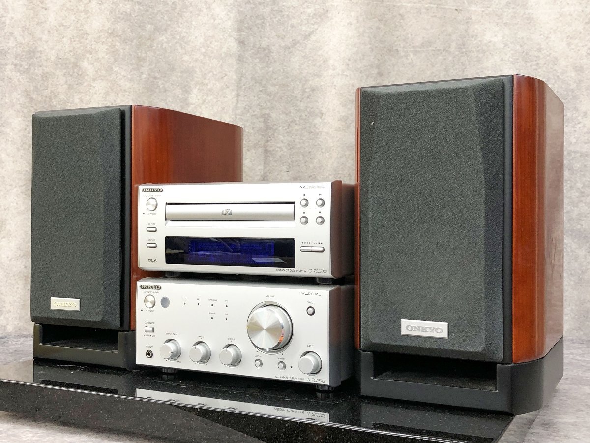 ONKYO A-905FX ,C-705FX2 ,純正リモコン セット 完動品 ONKYO A-905FX