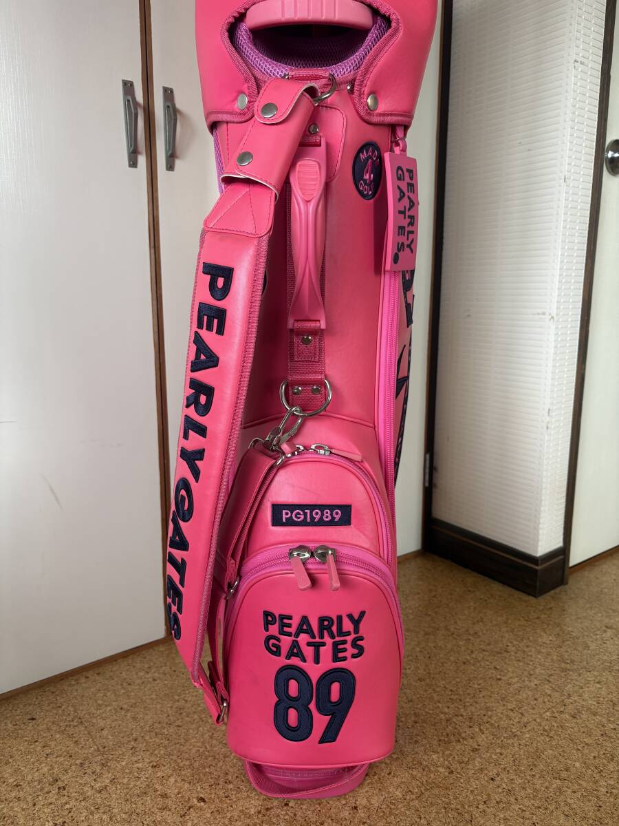 Yahoo!オークション -「パーリーゲイツ キャディバッグ ピンク