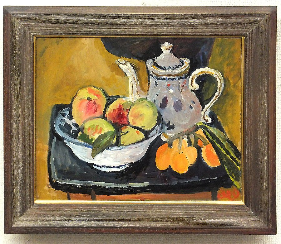 Yahoo!オークション -「林武」(静物画) (油彩)の落札相場・落札価格