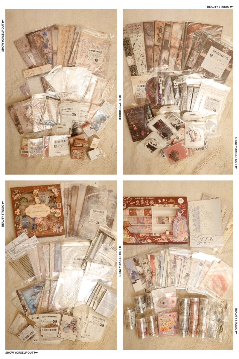 マークス 廃盤マスキングテープ コラージュ 16本セット 中古 マークス