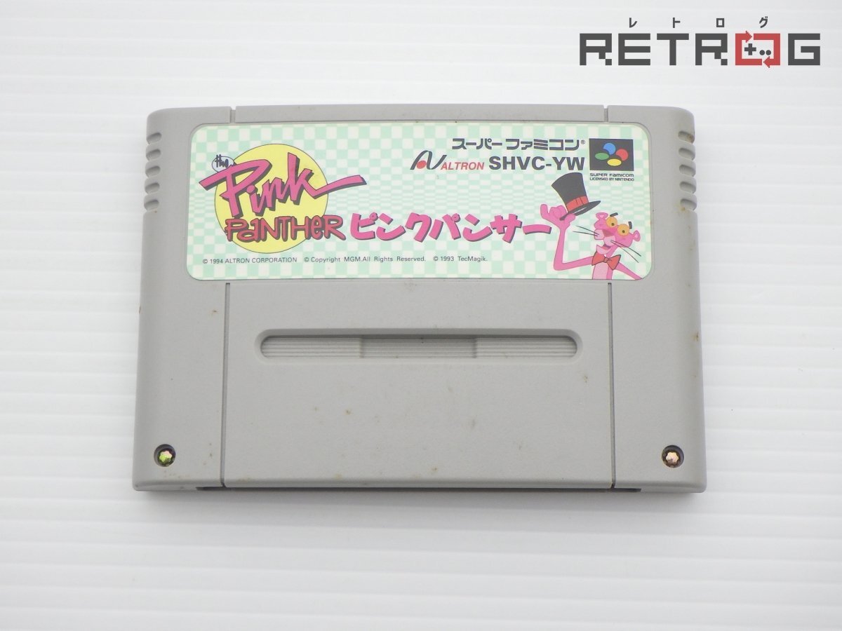 SFC スーパーファミコンソフト ピンクパンサー ハガキ付き SFC