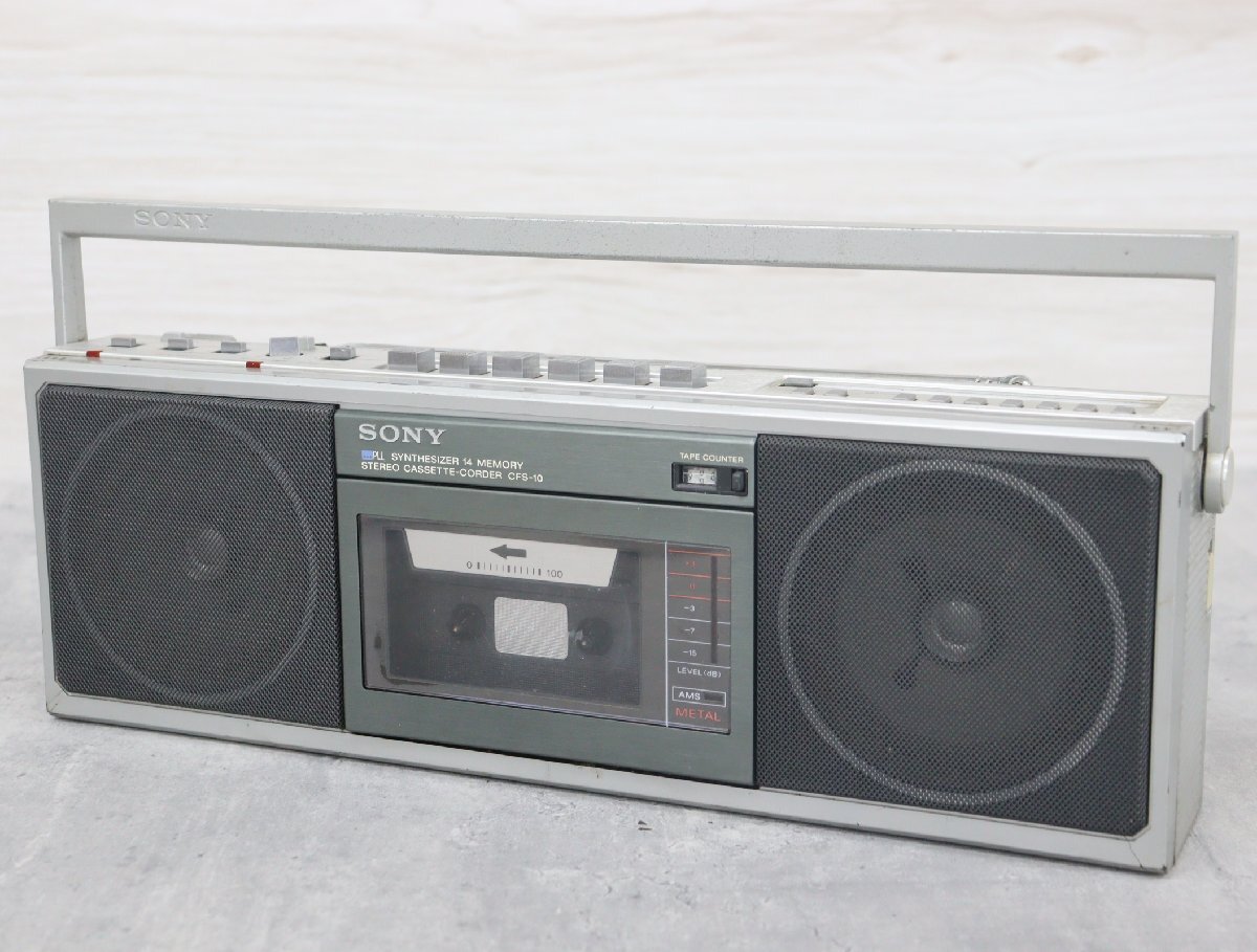 訳あり】SONY ソニー CFS-99 Bluetoothスピーカー レトロ 訳あり】SONY