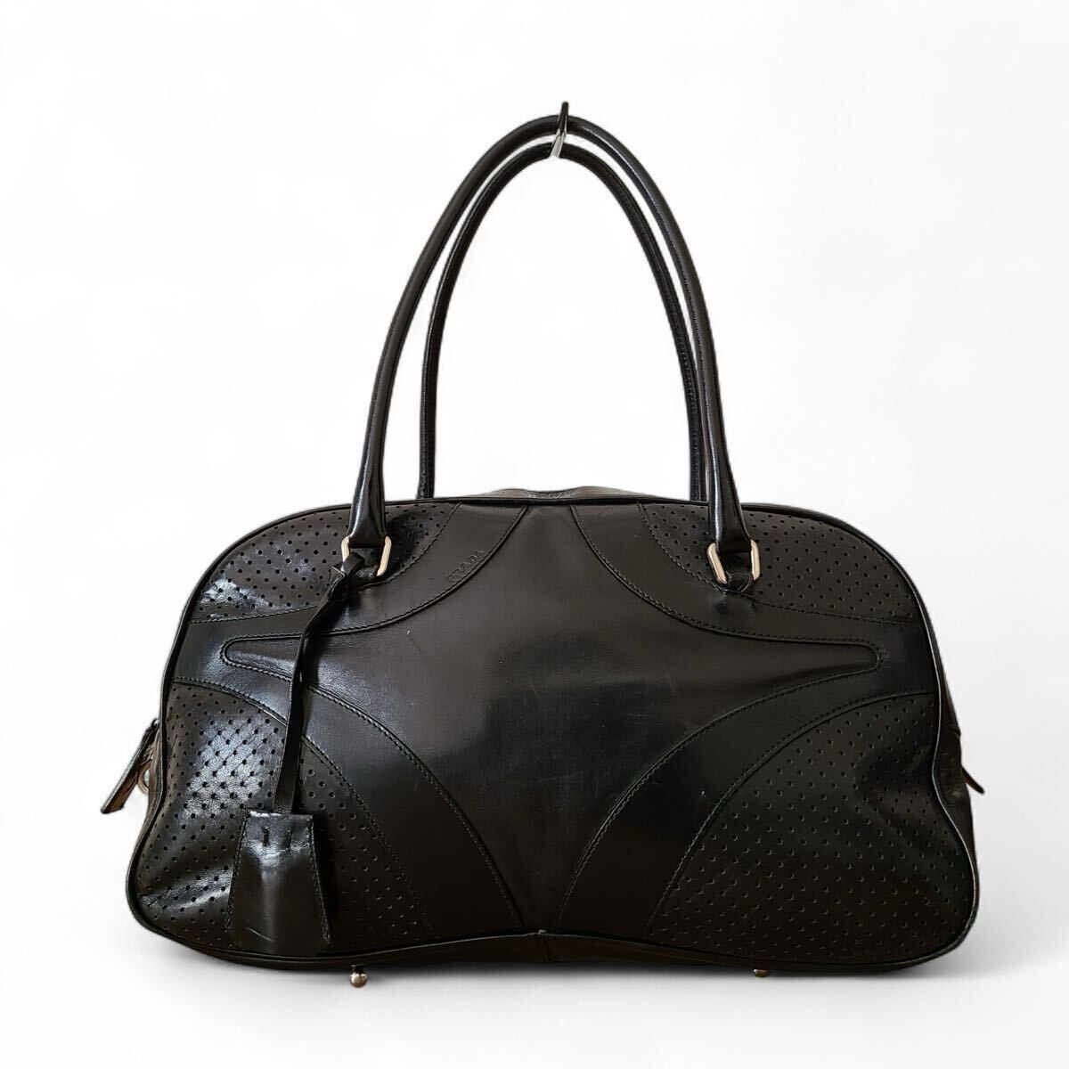 Yahoo!オークション -「prada ボーリングバッグ」(かばん、バッグ