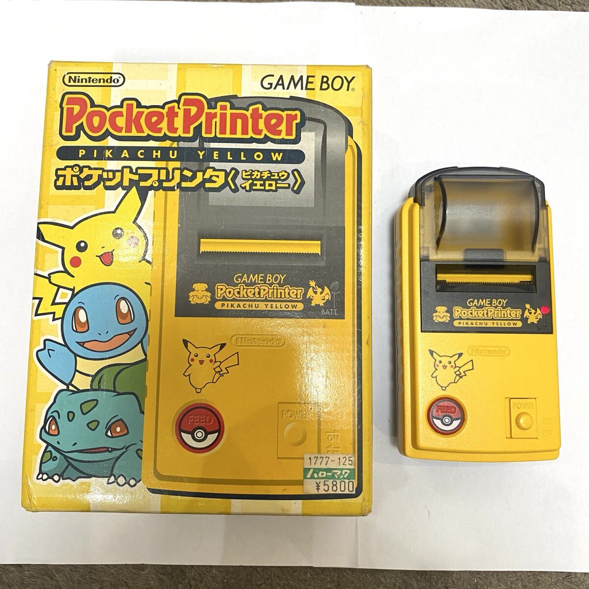 Yahoo!オークション -「ポケットプリンタ ピカチュウ」の落札相場