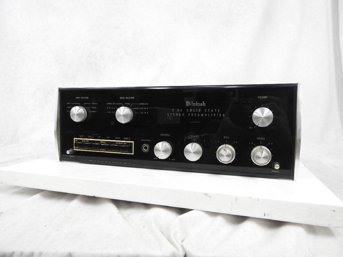 Yahoo!オークション -「mcintosh マッキントッシュ c26」(オーディオ